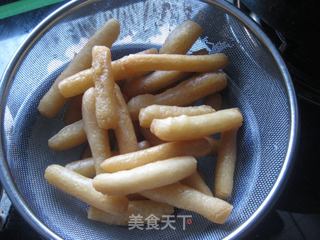 酥脆香甜的儿时小吃：兰花根OR江米条的做法步骤：9