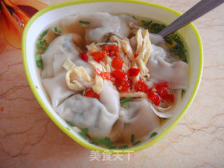 菜肉大馄饨的做法步骤:9