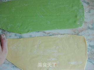 靓丽双色馒头的做法步骤:7