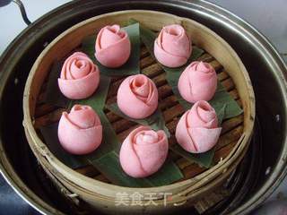 玫瑰花卷的做法步骤:11