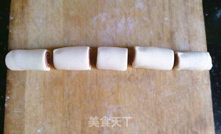 玫瑰腐乳双色馒头卷的做法步骤:8