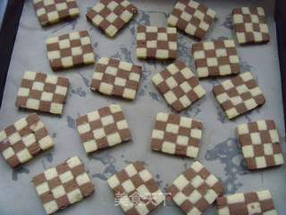 棋格饼干的做法步骤:11