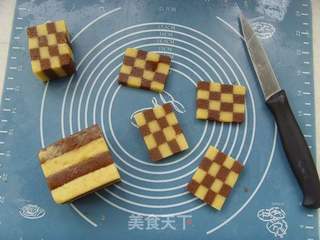 棋格饼干的做法步骤:10