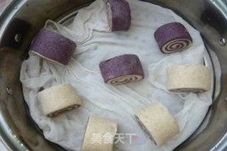 杂粮馒头卷的做法步骤:7