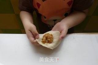 流着汤汁的煎饺——蟹肉皮冻煎饺的做法步骤:13