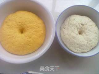 南瓜花样馒头的做法步骤:7