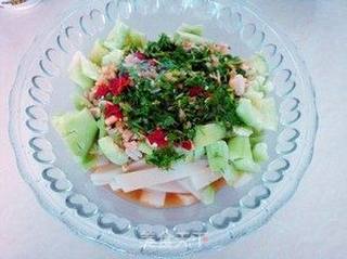 黄瓜柠檬凉粉的做法步骤:8