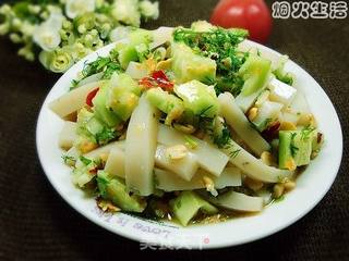 黄瓜柠檬凉粉的做法步骤:9