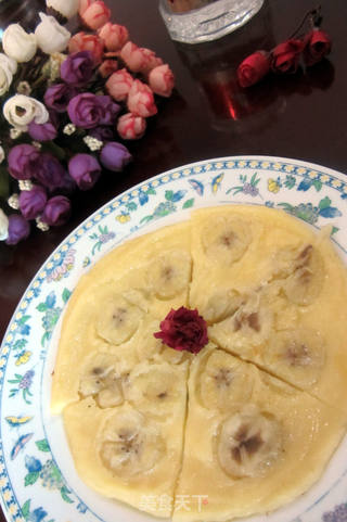 香蕉煎饼的做法步骤:9