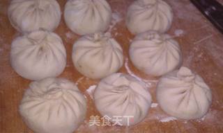 白菜猪肉大包的做法步骤:17
