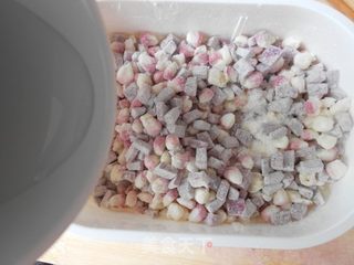 紫薯玉米烙的做法步骤:4