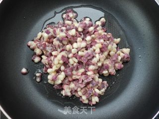 紫薯玉米烙的做法步骤:7