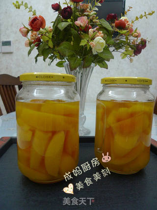 自制黄桃罐头的做法步骤:6
