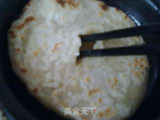 失败的灌鸡蛋饼的做法步骤:4