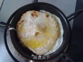 失败的灌鸡蛋饼的做法步骤:6