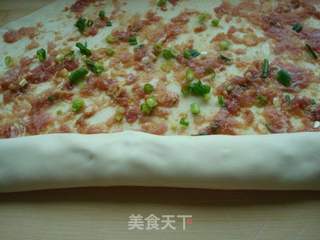 葱香千层肉饼的做法步骤:9