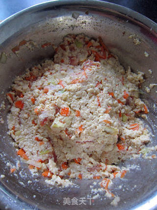 珍珠丸子--豆腐版的做法步骤:3