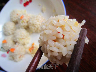 珍珠丸子--豆腐版的做法步骤:8