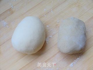 双色馒头之——咸Q双麦卷的做法步骤:4