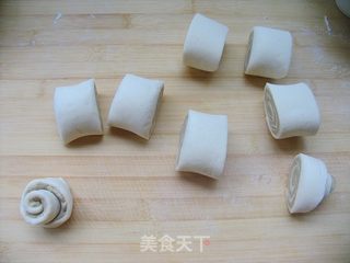 双色馒头之——咸Q双麦卷的做法步骤:7