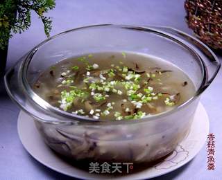 香菇青鱼羹的做法步骤:9