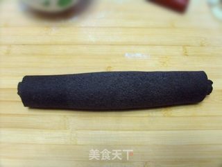 补肾益精润肠燥——奶香黑白馒头卷的做法步骤:8