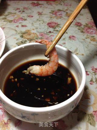 白灼基围虾的做法步骤:7