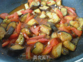又一道开胃菜——番茄烧茄子的做法步骤:9