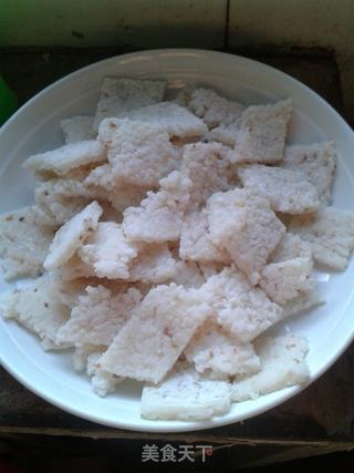 儿时的小零食-锅巴的做法步骤:3