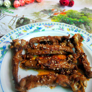 微波炉烤鸭骨------烧烤味的做法步骤:8