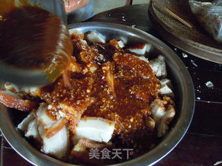 舌尖上的广西扣肉(乡村厨师老爸的得意之作)的做法步骤:8