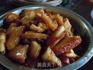舌尖上的广西扣肉(乡村厨师老爸的得意之作)的做法步骤:9