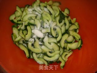 夏天开胃小菜“爽脆黄瓜片”的做法步骤：3