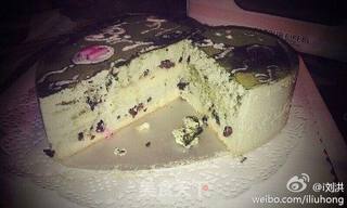 抹茶红豆酸奶慕斯的做法步骤:21