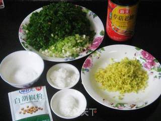 香菇萝卜猪肉馅馒头的做法步骤:4