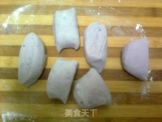 紫薯盘丝饼的做法步骤:4