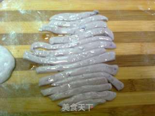 紫薯盘丝饼的做法步骤:6