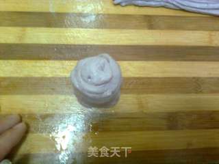 紫薯盘丝饼的做法步骤:10