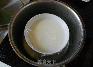 【红豆桃仁双皮奶】夏季消暑甜品的做法步骤:10
