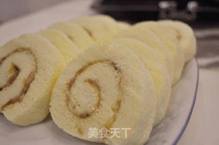 肉松蛋糕卷的做法步骤:12