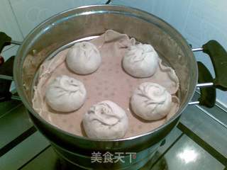 茄子肉酱包的做法步骤:6