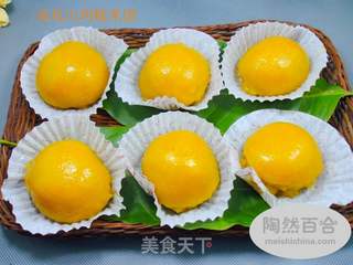 恋上南瓜:【团团圆圆】南瓜山药糯米团的做法步骤:20