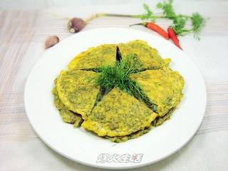 茴香鸡蛋饼的做法步骤：6