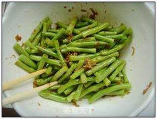 酱拌豆角 。的做法步骤：10
