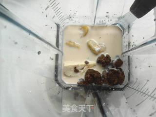 【客浦冰淇淋机试用】--素食无蛋奶姜味豆腐冰淇淋蛋糕的做法步骤:4