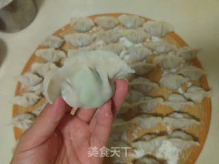 头伏吃饺子 青豆鲜肉水饺的做法步骤:5