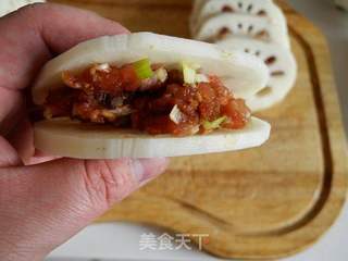 香炸藕合的做法步骤:5