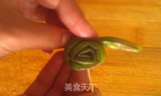 紫蝴蝶斑纹豇豆的做法步骤:6