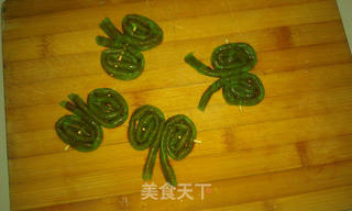 紫蝴蝶斑纹豇豆的做法步骤:8