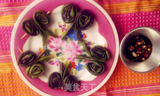 紫蝴蝶斑纹豇豆的做法步骤:11